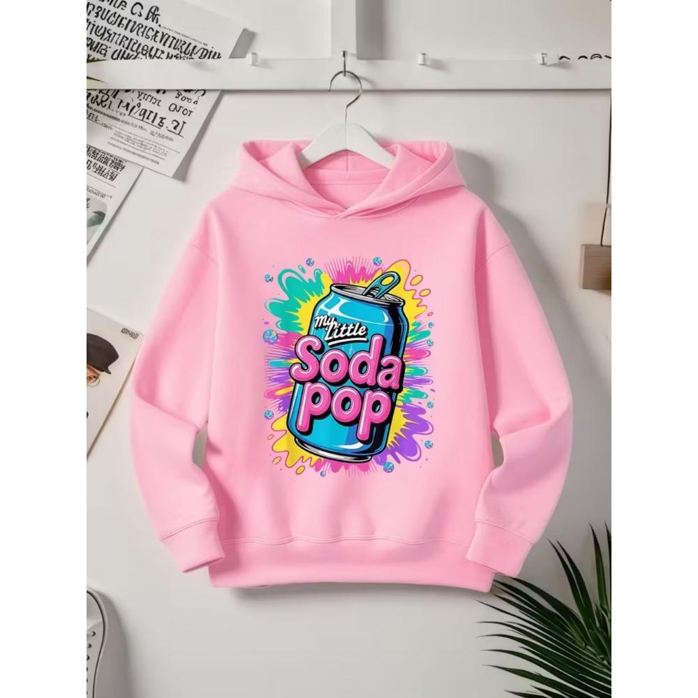 My Little Soda Pop Dětské mikiny K-Pop Hudba Korejské Anime Mikina Hip Hop Oblečení pro kluky Dárek Roztomilé tričko Volný Dětský top
