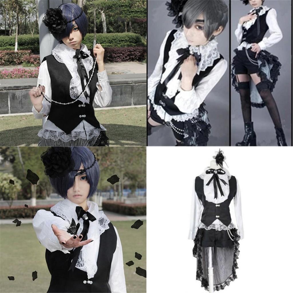 Exquisite Black Butler Ciel Phantomhive Cosplay Costume With Perfect Stitches