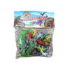 12/24pcs Simulated Dinosaur Model Toy Set Children's Party Gift Birthday Carnival Prize DIY Styling Desktop Decoration Ornaments