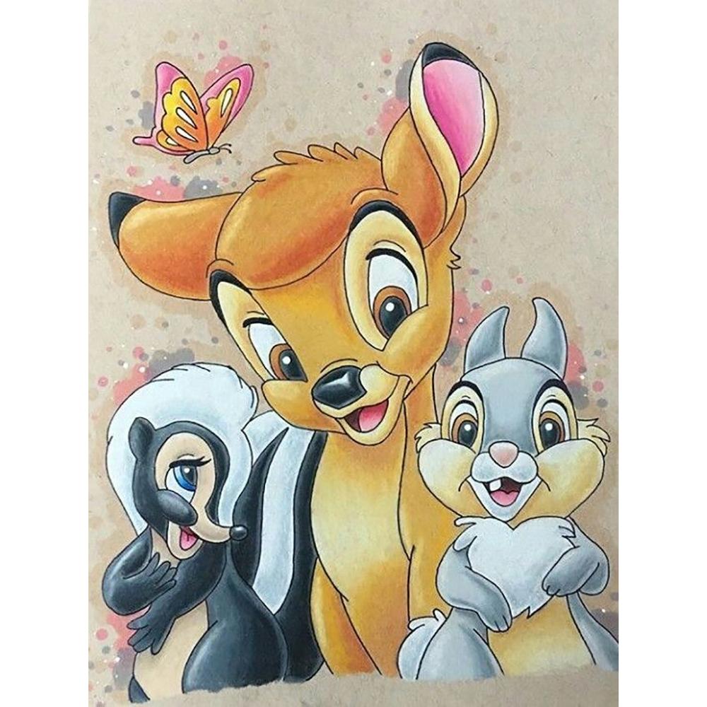 Malowanie po numerach diamentami Kreskówka Anime Mozaika diamentowa Kubuś Puchatek Spiderman Obraz z cyrkoniami Pokój dziecięcy Dekoracja DIY