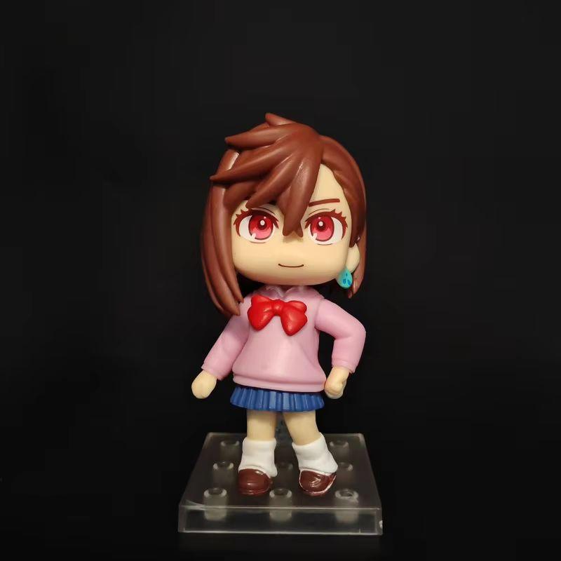 Anime Dandadan Okarun & Momo Ayase Series Q Version Action Figures Desktop Ornament Model Toys Otaku Surprise Gifts Collectible