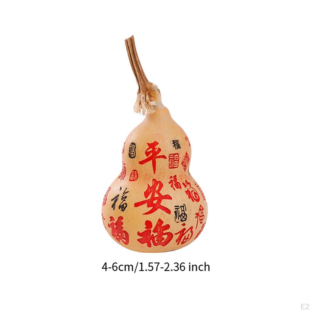 Gourd Figurine Feng Shui Artwork Collectibles Souvenir Tabletop Ornament for TV Cabinet