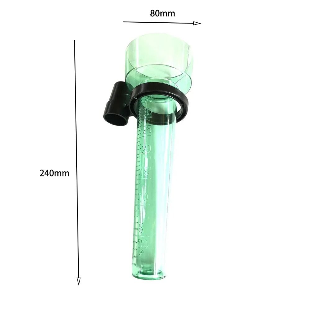 Clear Scale Rainfall Meter 35MM Water Measurement Tool Portable Rain Gauge  Outdoor