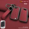 New Zinc Alloy Leather Car Key Cover, For Skoda Vrs Superpa Octavia A5 Kodiaq Octavia A7 A8, Protected Keychain Bag, Accessories