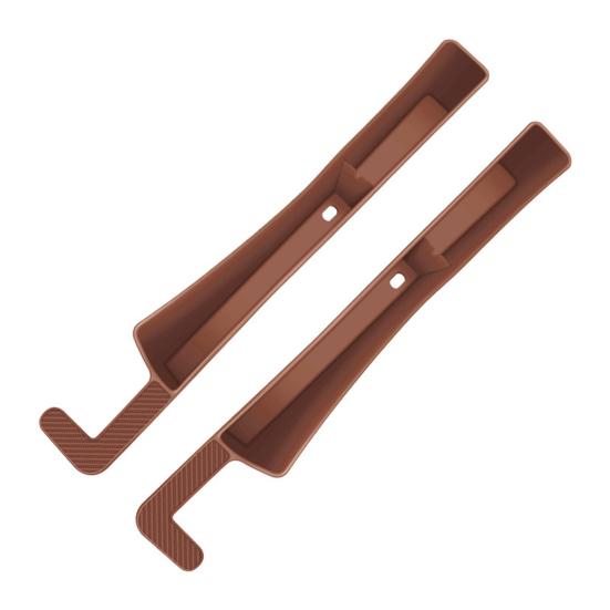 2Pcs Car Seat Gap Fillers Automotive Seat Organizer Large Capacity Easy Installation Universal Car Interior Seat Gap Storage Box