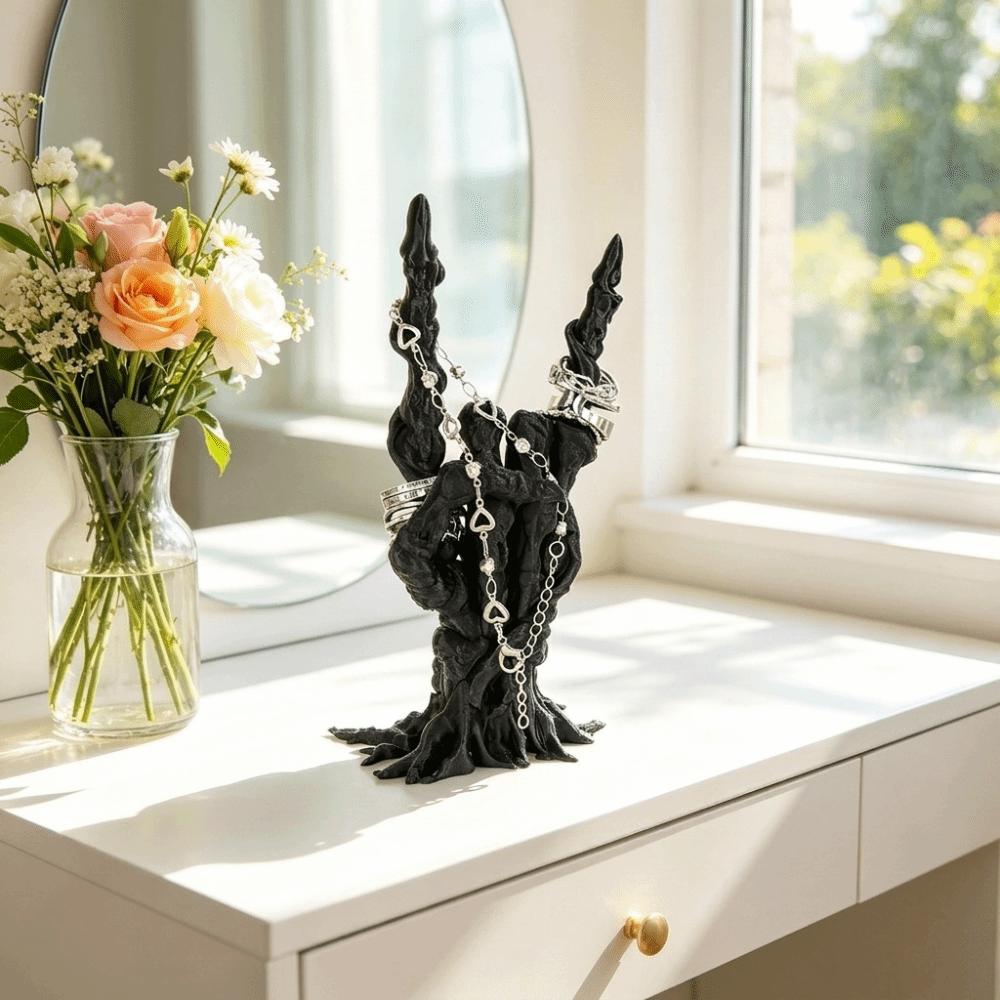 Demon Shape Black Ghost Hand Display Stand Necklace Storage Decoration Decoration Scenario