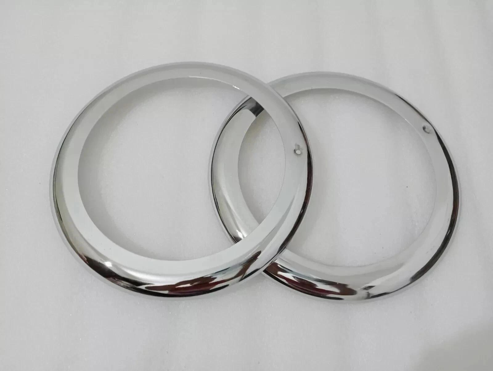 

Headlight Retaining Set Bezel Chrome Rim Trim 8 Willys Jeeps Truck