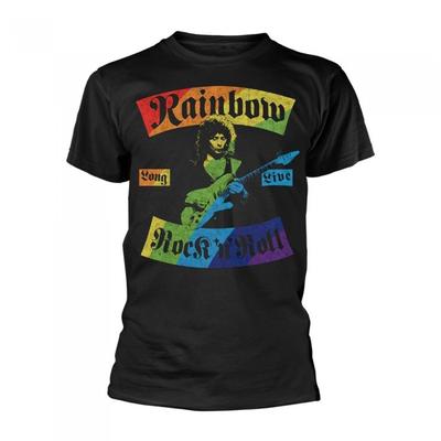 Rainbow unisex täiskasvanutele elagu Rock N Rolli T-särk