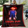 Horror movie Cult of Chucky printing blanket warm blanket soft and comfortable blanket Home travel blanket birthday gift