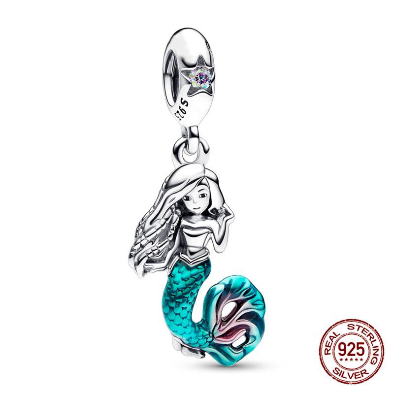 New  Mickey Minnie Beaded Marvel Lron Man Charms Plata De Leyoriginales Fit Bracelet Diy Jewelry Making Women'S Gift