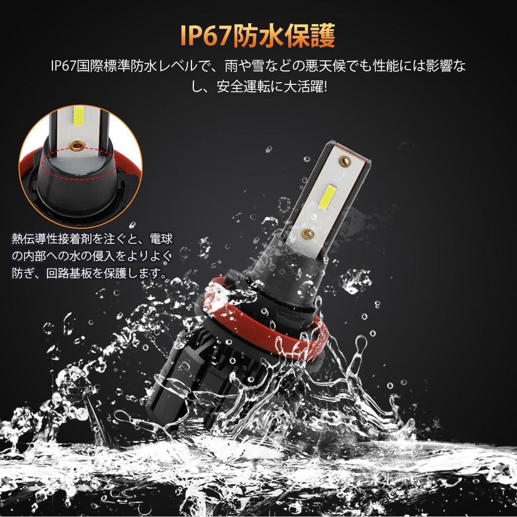 Catland LED Fog Lamp, H8, H11, H16, Lemon Yellow, Fog Bulb, Yellow-Green, Car LED