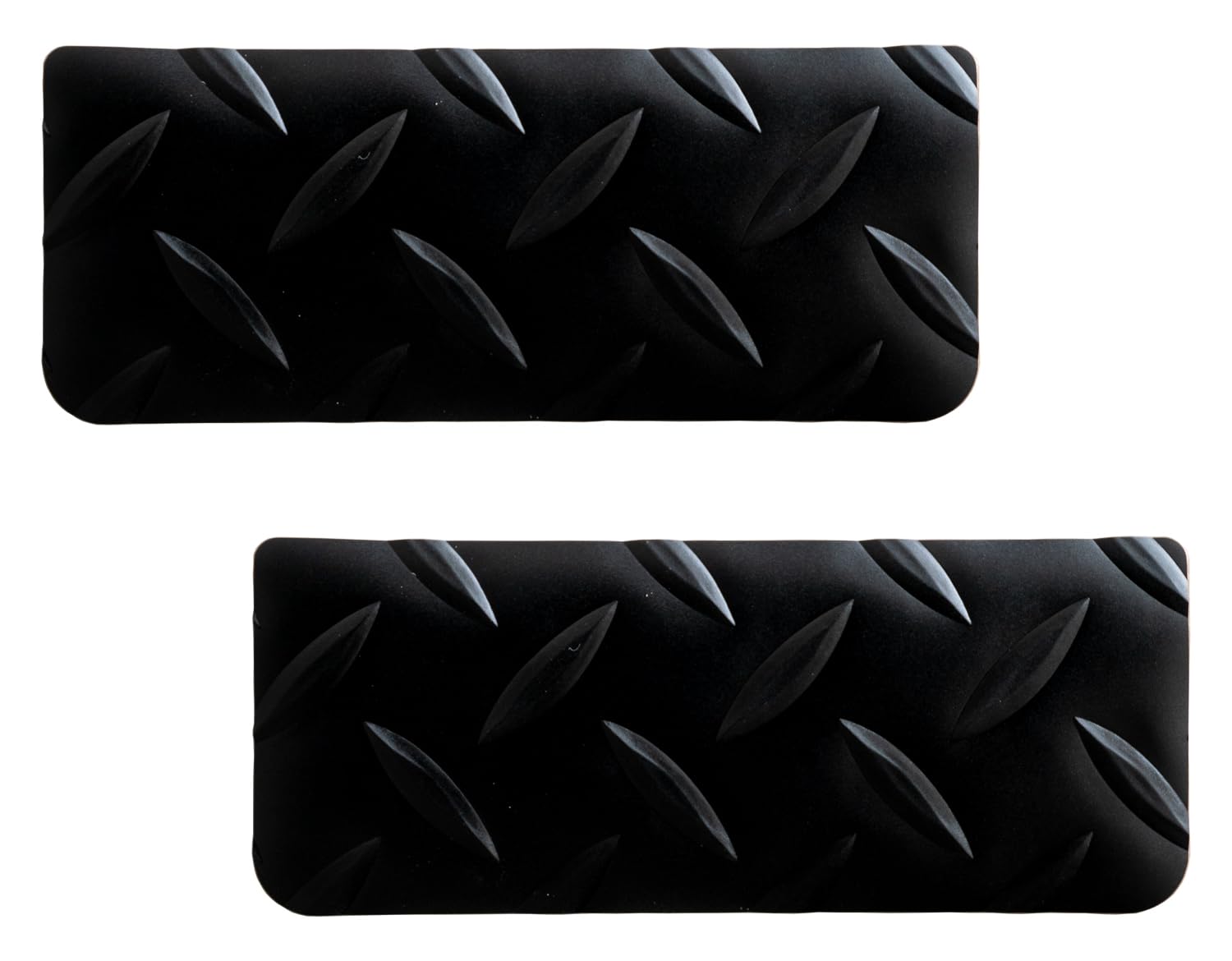 

JASPA Doorknob Nail Scratch Guard Rectangular Striped Steel Plate Pattern чёрный