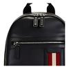 Bally Vintage Minimalist Striped Leather Backpack Mini Men Backpack Black 6227822