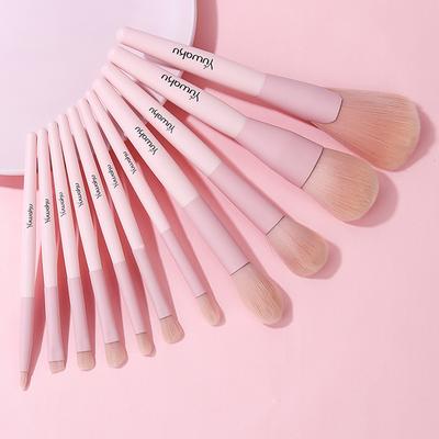 New 11-piece Makeup Brush Set, Soft-bristled Concealer, Loose Powder, Eye Shadow Brush, Complete Set of Beauty Tools