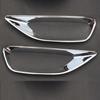 For Kia Sorento L 2015 2016 2017 2018 Car Body ABS Chrome Cover Trim Back Tail Rear Fog Light Hoods Lamp Frame Stick Eyebrow