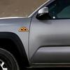 3D Metal Snow Mountain Logo Car Side Fender Rear Trunk Emblem Badge Sticker, Car Front Grill Badge, Car Decoration Additions