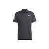 Club Three-Stripe Logo Short Sleeve Polo Men Tops Dark-Grey HS3269