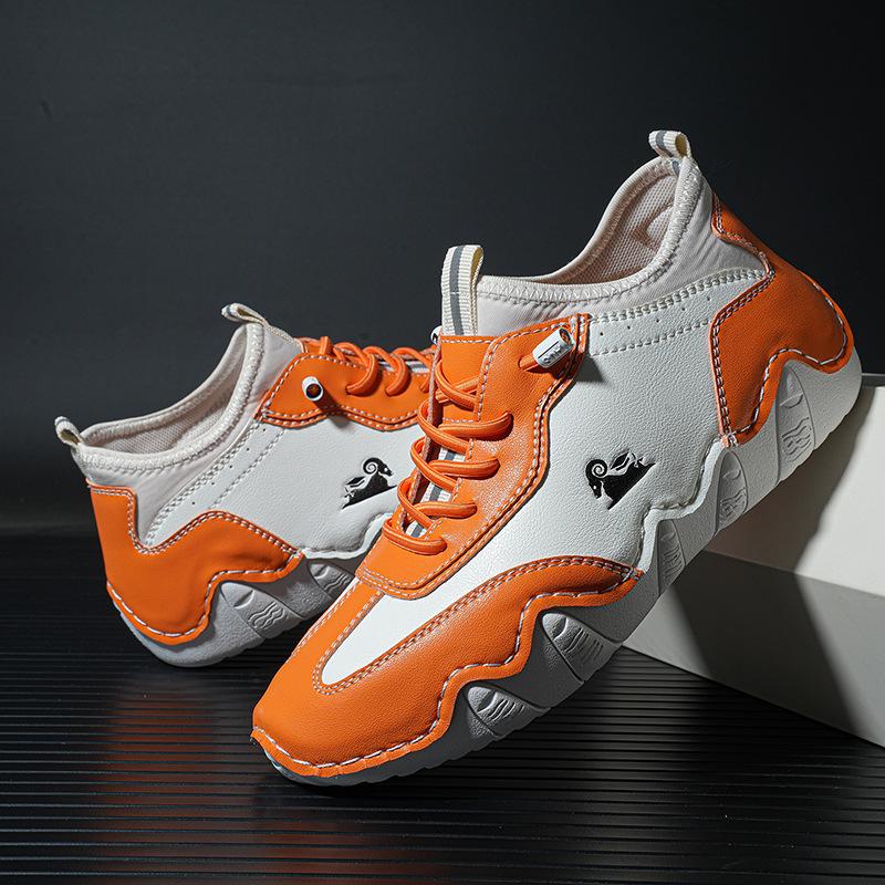 

Fashion New 2025 Fashion Design Ankle Boots Madam Outdoor Casual Leather Shoes Breathable Comfortable Autumn Hot Selling Flat Sneakers 43