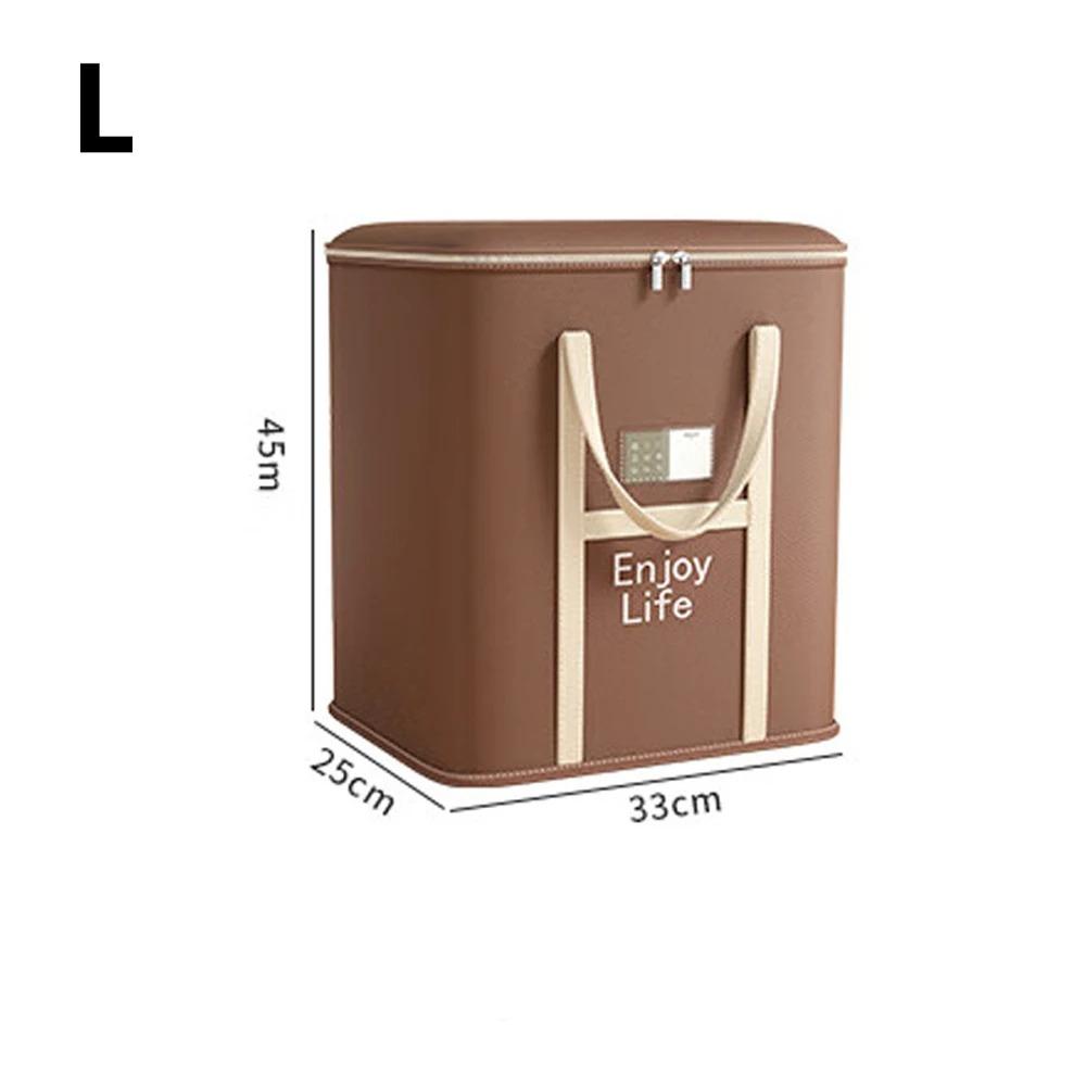 Storage Bags for Clothes Collapsible Organizers Blankets Bedding Clothes Large Zip Bags with Handles Household Move Place Bag
