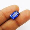 5.20 Ct Natural Blue Tanzanite CERTIFIED Loose Gemstone Emerald Cut p-1388-h