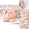 Adorable Stuffed Rabbit Plush Toy With Flower Dress For Kids Gift Characters Included)