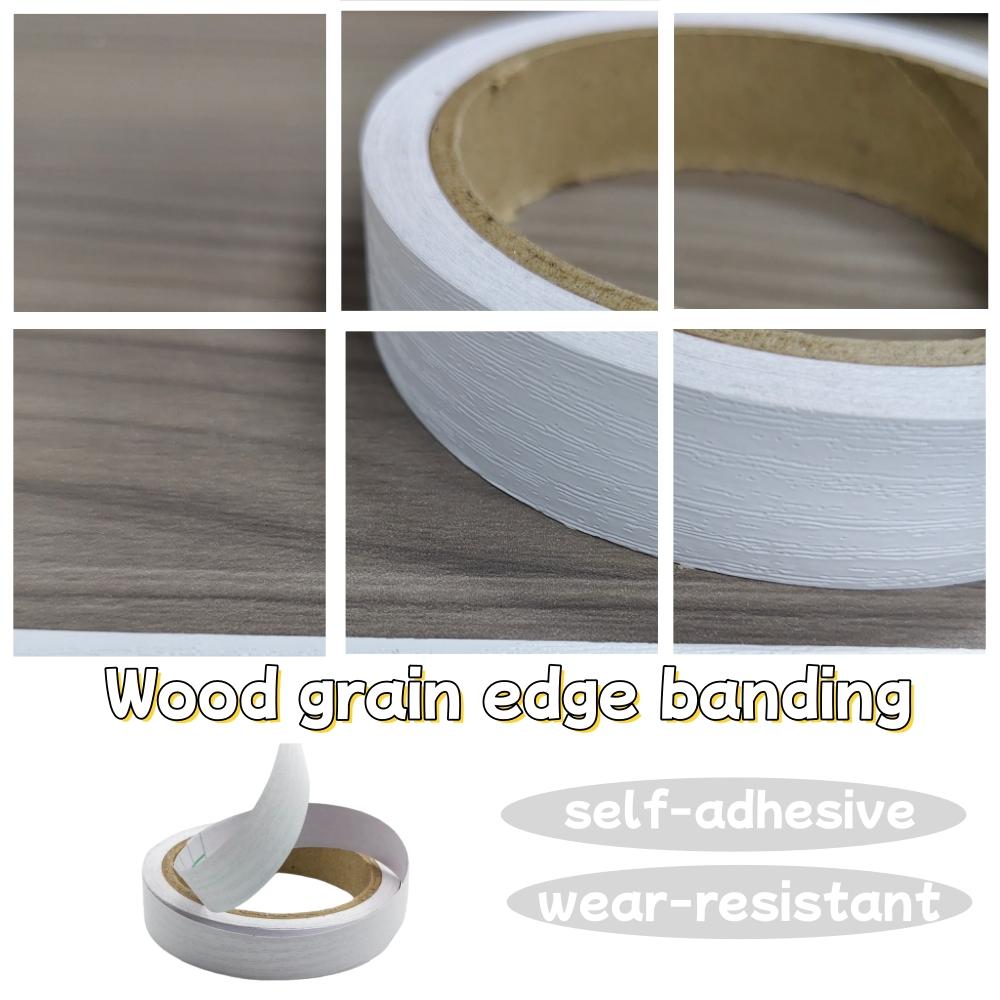1roll 10mX2cm Wood Grain Edging Tape PVC Self Adhesive Refurbished Self-adhesive Edge Band Thickened 10mX2cm