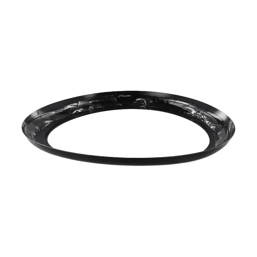 For BMW 1 Series F20/21 11-19 Auto Parts Badge Ring Cover Black Car Accessories Replacement 110mm/4.33" Durable