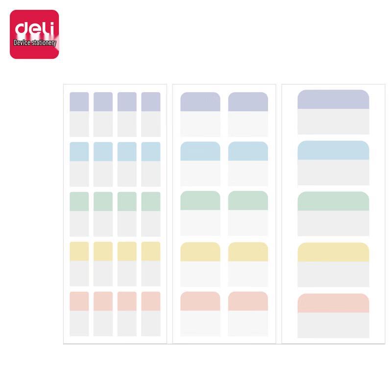 Deli Morandi Multi-Size Index Tab Sticky Notes