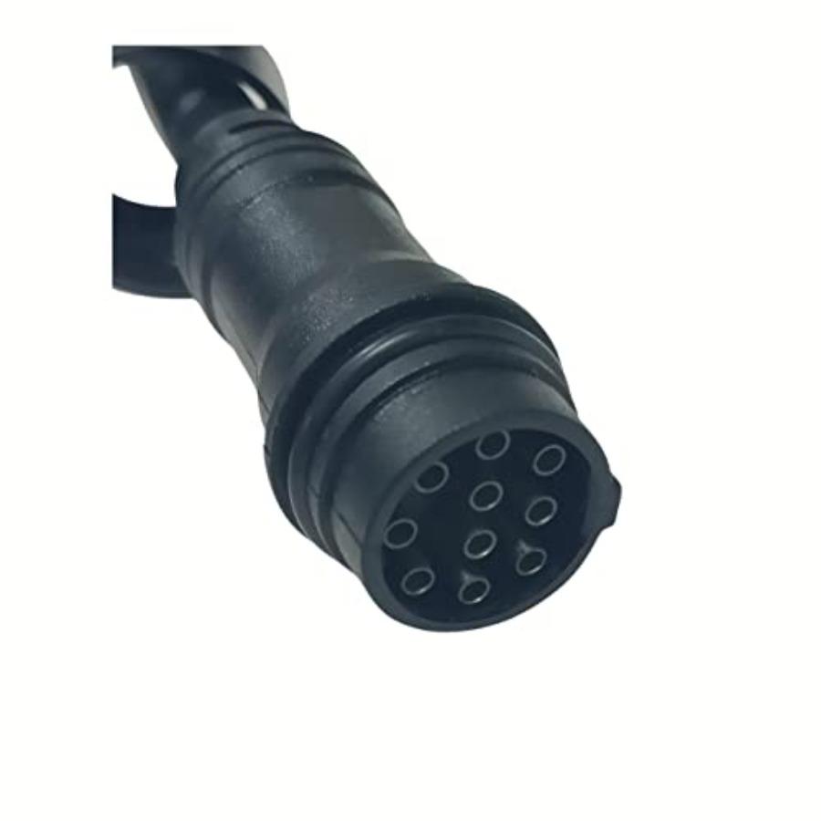 704 Top Mounted Single Control Outboard Machine Control Box Harness Assembly 6x38258a00 26FT 8m for Yamaha 10PIN with High Dura