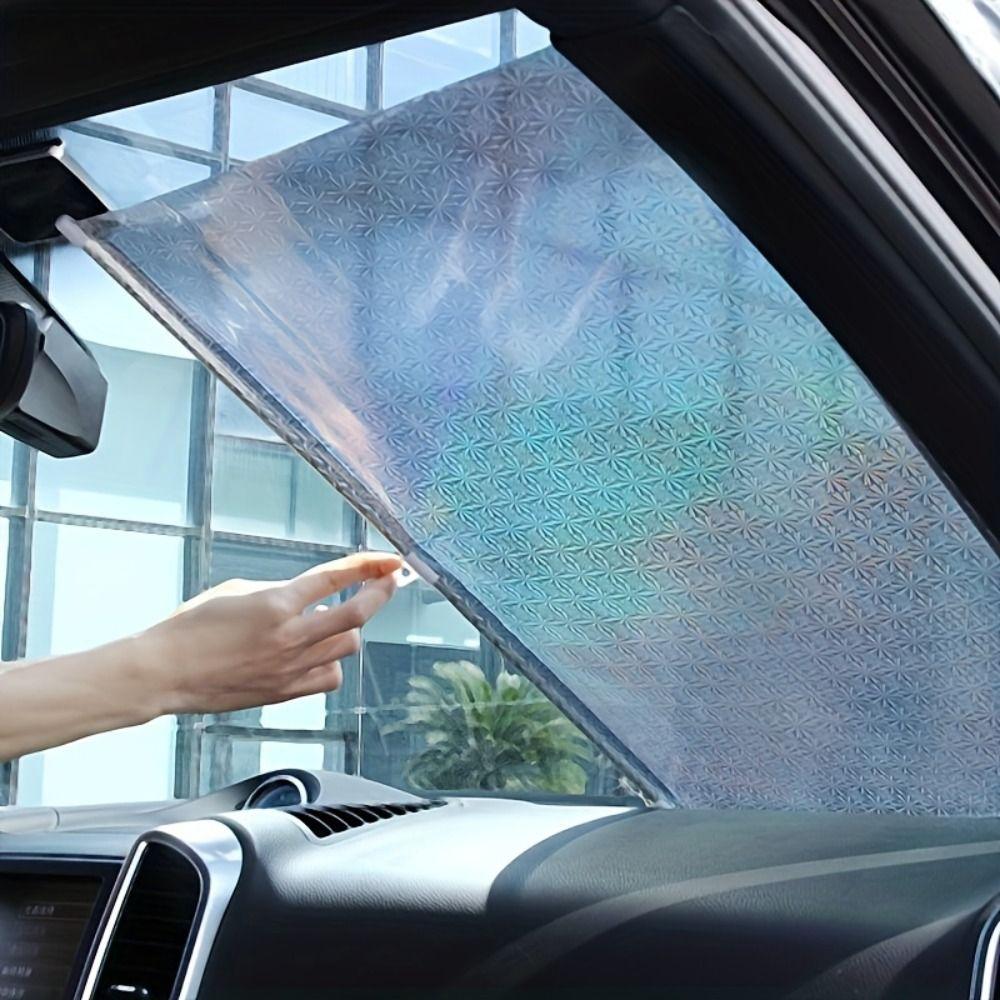Glare Guard Car Sunshade Curtain Retractable Car Telescopic Curtain  Automobile
