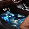 4pcs Dragon Print Car Floor Mats Compatible for SUV,Van, Car - Heavy-Duty -Weather Vehicle Floor Liners with Full Coverage Front/Rear/Driver/Passenger