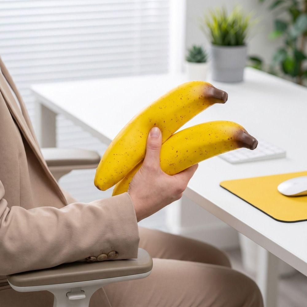 Relax Gift Banana Squeeze Toy Sensory Slow Rebound Toy Simulated Banana Vent Toy Autism Support