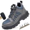 High Quality Safety Shoes For Men Steel Toe Work Shoes Men Anti-puncture Woman Work Safety Boots Man Indestructible Boots