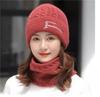 Hat Women's Winter Woolen Hat Plush Thickened Ear Protection Autumn and Winter Cycling Windproof Knitted Hat