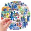 Roblox 50pcs Rainbow Friends Stickers Waterproof Reusable Decor For Case Luggage
