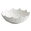 White Ceramic Tableware Fruit Salad Bowl Home-used High-quality el Restaurant Creative Irregular Plate Sashimi Bowl