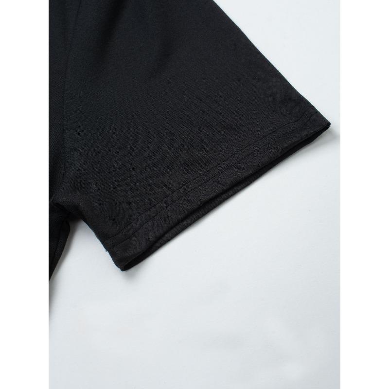 European Sizes NEVER WALK ALONE Print Tee Shirt, Tees for Men, Casual Short Sleeve T-shirt for Summer