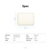 Teranuvo BALMUDA Toaster Oven Compatible Silicone Deep Square Plate Toaster and Microwave SILICONE OVEN White Tray, Heat-Resistant Tray, [BALMUDA