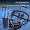 Color Screen Bluetooth 5.4 Earphone LED Display HiFi Stereo Neck-Hanging Earphone Noise Reduction HiFi Sound Wireless Headsets