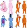 Adorable Animal Flannel Pyjamas For Kids Featuring Cozy Onesie Sleepwear With Pockets
