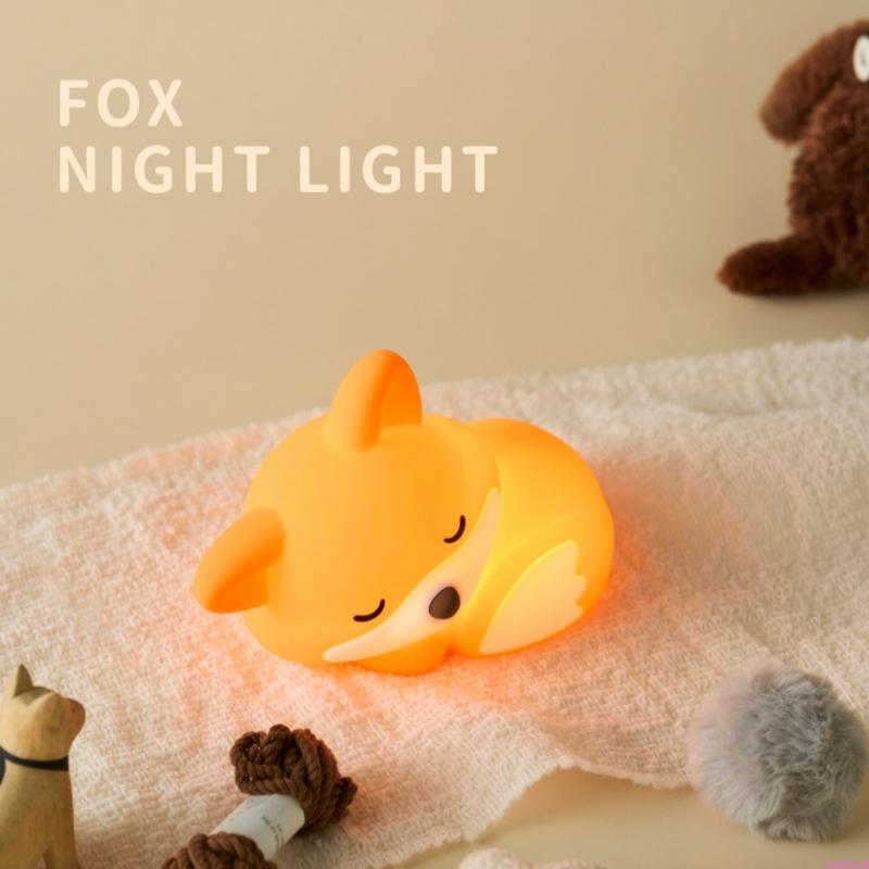 

LED Rechargeable Cartoon Animals Lamp Children Bedside Lamp Silicone Wireless Night Light Dimmable Night Light Enduring China Mainland
