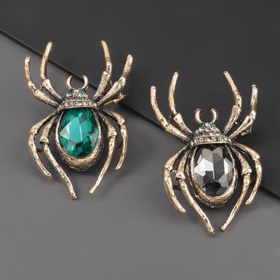 Creative Spider For Women Brooches Classic Insect Pins Man Neckline Front Of Clothes Halloween Present Gift Idea JewelryClassic Jewelry