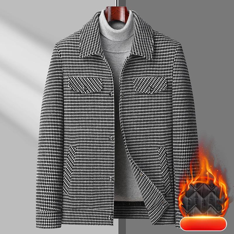 

Осенне-зимняя куртка Chenel в стиле кэжуал для работы, мужская хлопковая куртка с подкладкой для молодых и мужчин среднего возраста, куртка для папы M