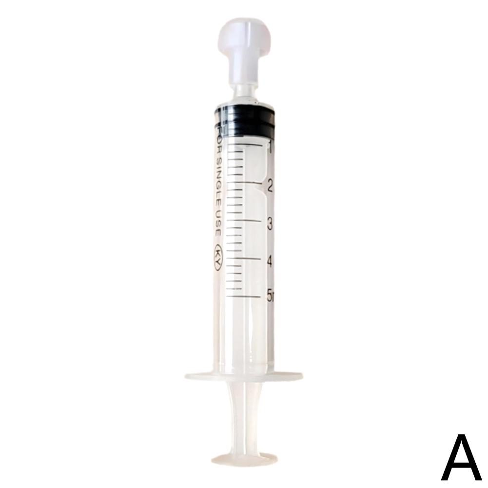 Disposable Pet Syringe Feeder Easy To Use Cat Water Feeder Cat Milk Feeding Syringe with Plastic Cap Plastic Diffuser Syringe