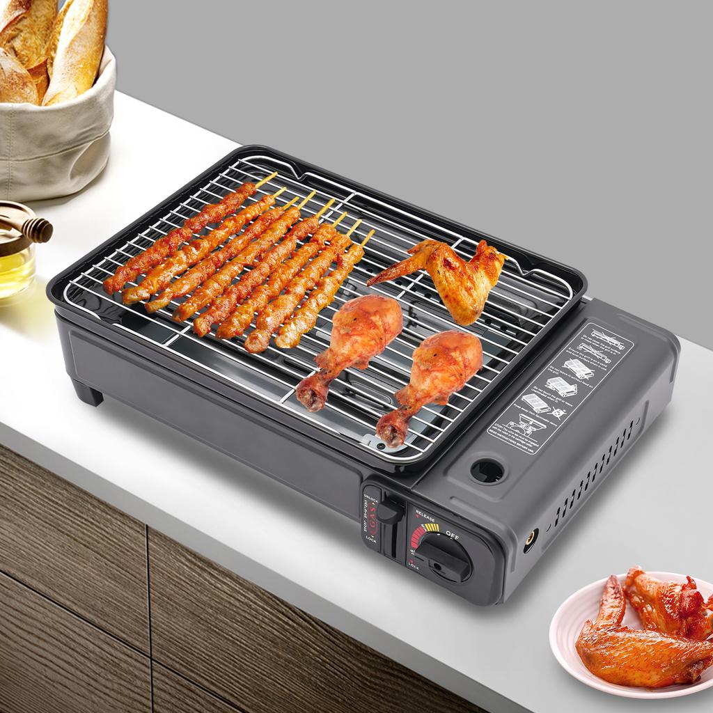 BBQ Grill Portable Grill A portable butane gas stove suitable for camping grills and outdoor cooking needs