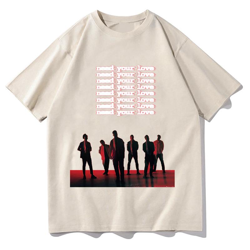 OneRepublic Need Your Love T-Shirt Reine Baumwolle T-Shirts Design Locker Unisex Streetwear Weibliche Ästhetik Harajuku Kleidung Streetwear