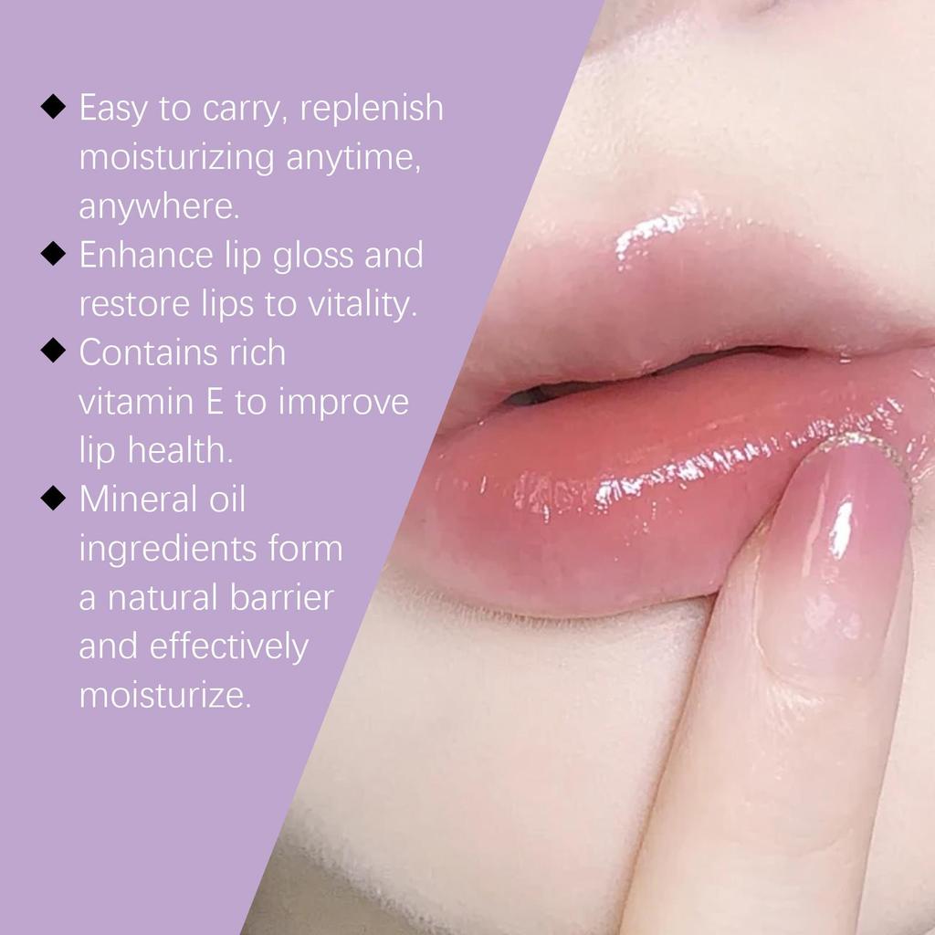 EELHOE Moisturizing Lip Balm Gently Cares for the Lips To Improve Dryness, Peeling, Smooth and Shiny Daily Lip Care 1pcs