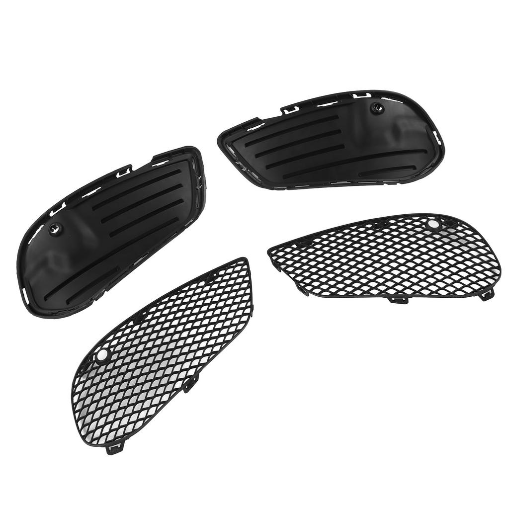 Set Copertura Griglia Inferiore Paraurti Anteriore per Nebbiogeni Adatto per Benz Classe C W205 C205 A205 Linea AMG C43 Pre-Facelift 2015-2018