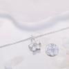Jasmine Drehender Halskette Weiblich Nischen-Design High-End Drehender Anhänger Schlüsselbein Kette Für Freundin's Geburtstag Geschenk Qualität