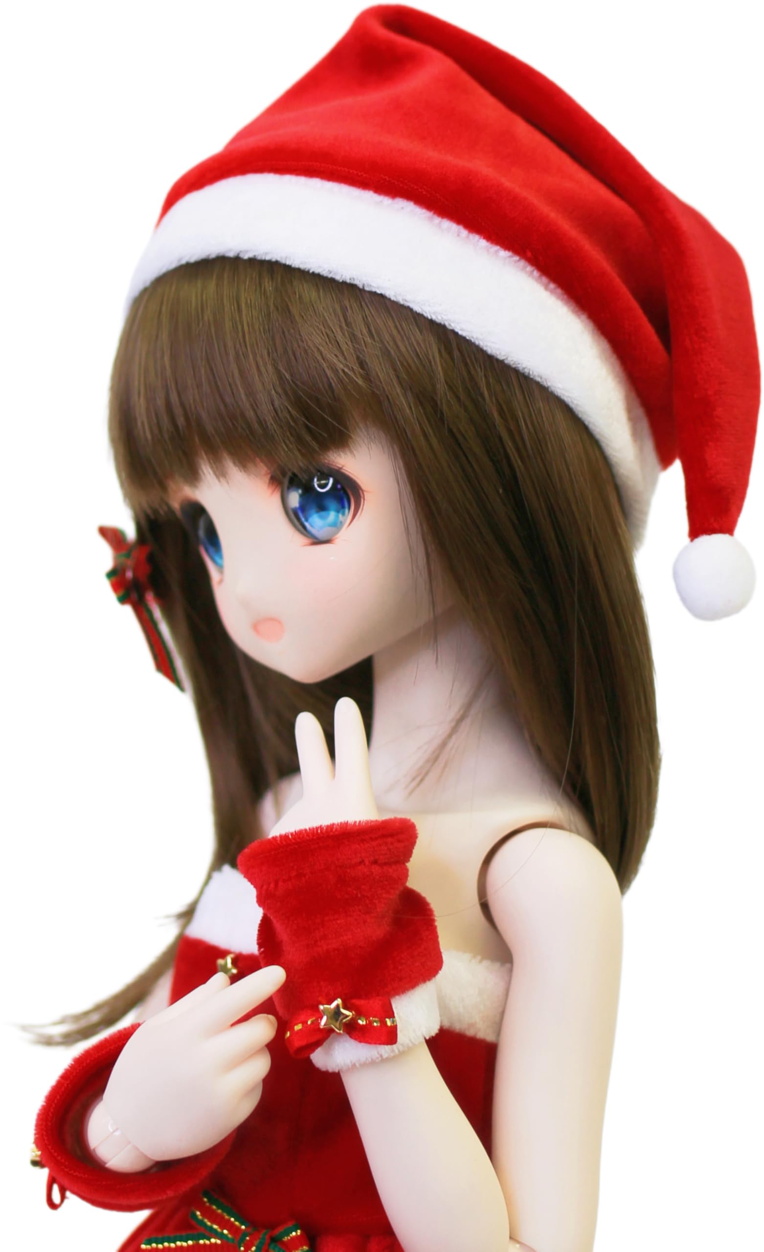 

DD MDD совместимый с рождественской шляпой для 9-10 дюймовых 40 см 60 см кукол BJD [Petite Marie] 1/3 (совместимый DDH-01 10) колпачок, красный, куклы, [Петит Мари]